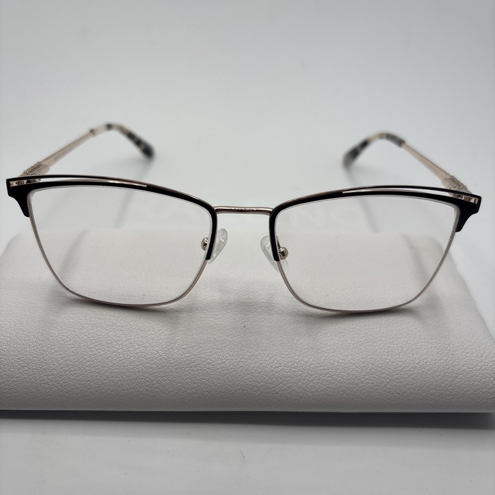 Marie Claire Women's 6346 Black/Gold  Eyeglasses Frames Size 54-17-140mm #C190